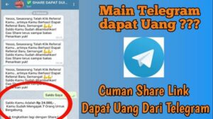 Jenis Telegram Penghasil Uang, Aman dan Terpercaya Hanya Lewat HP